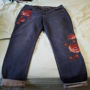 Embroidered jeans